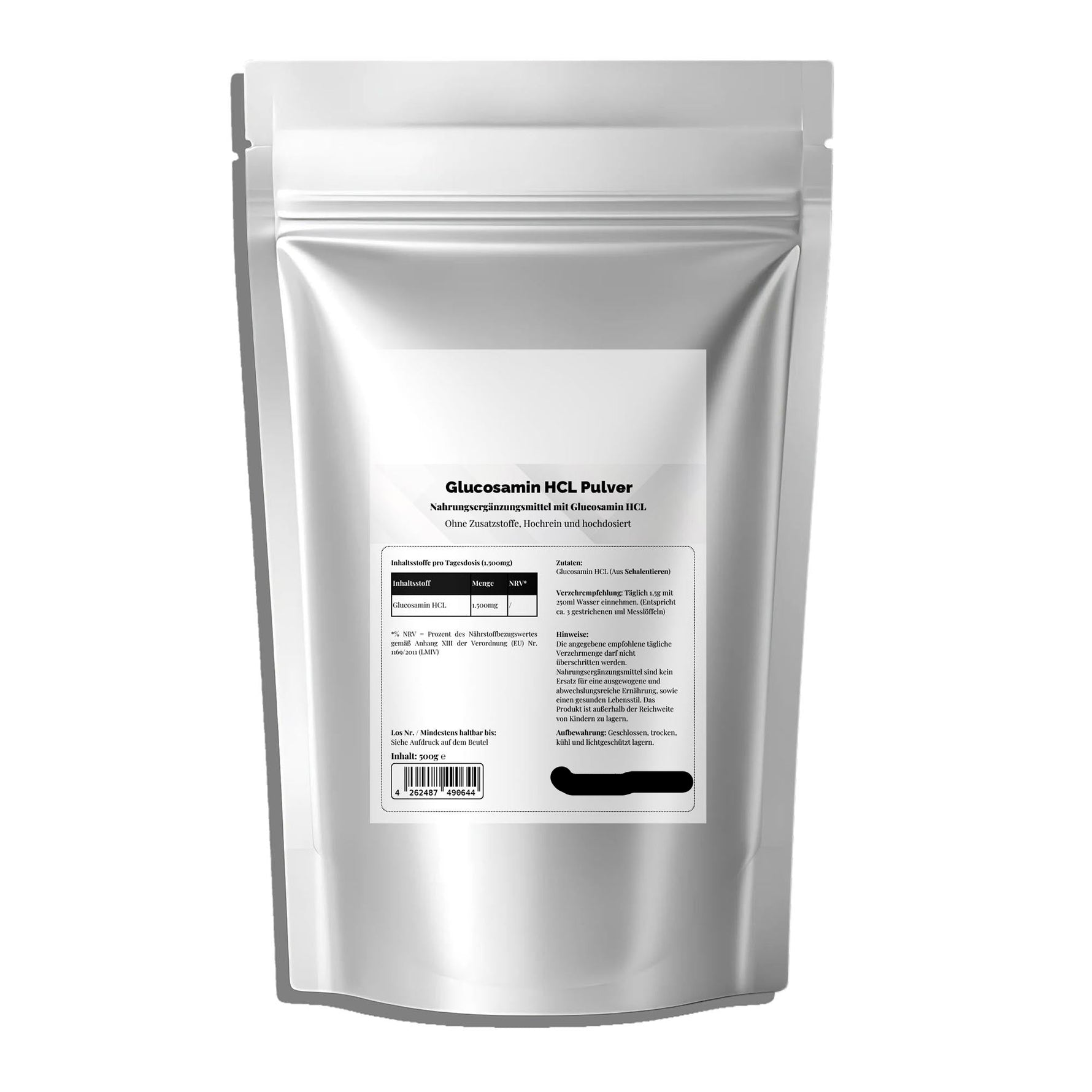 Glucosamine Powder - 500g Doypack